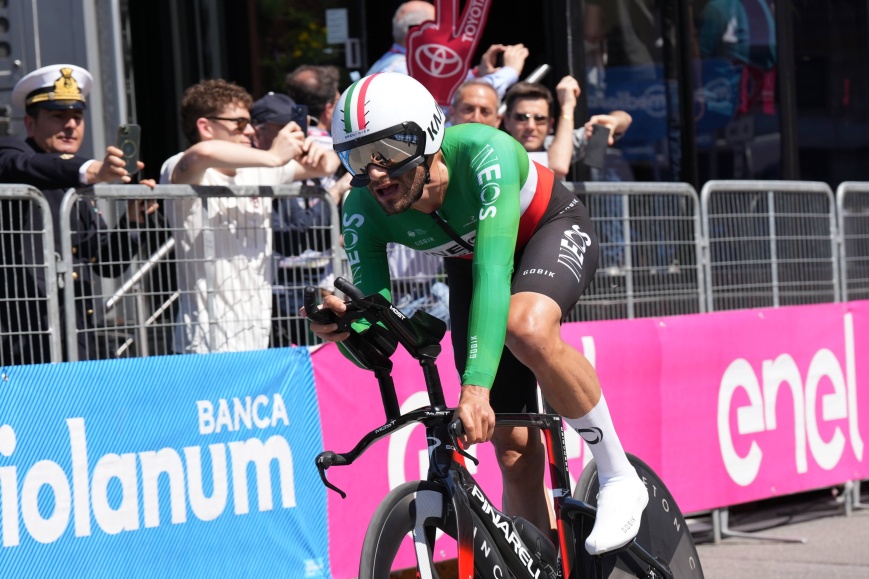 Etapa 14 Giro Itàlia (M): Ganna es pren la revenja